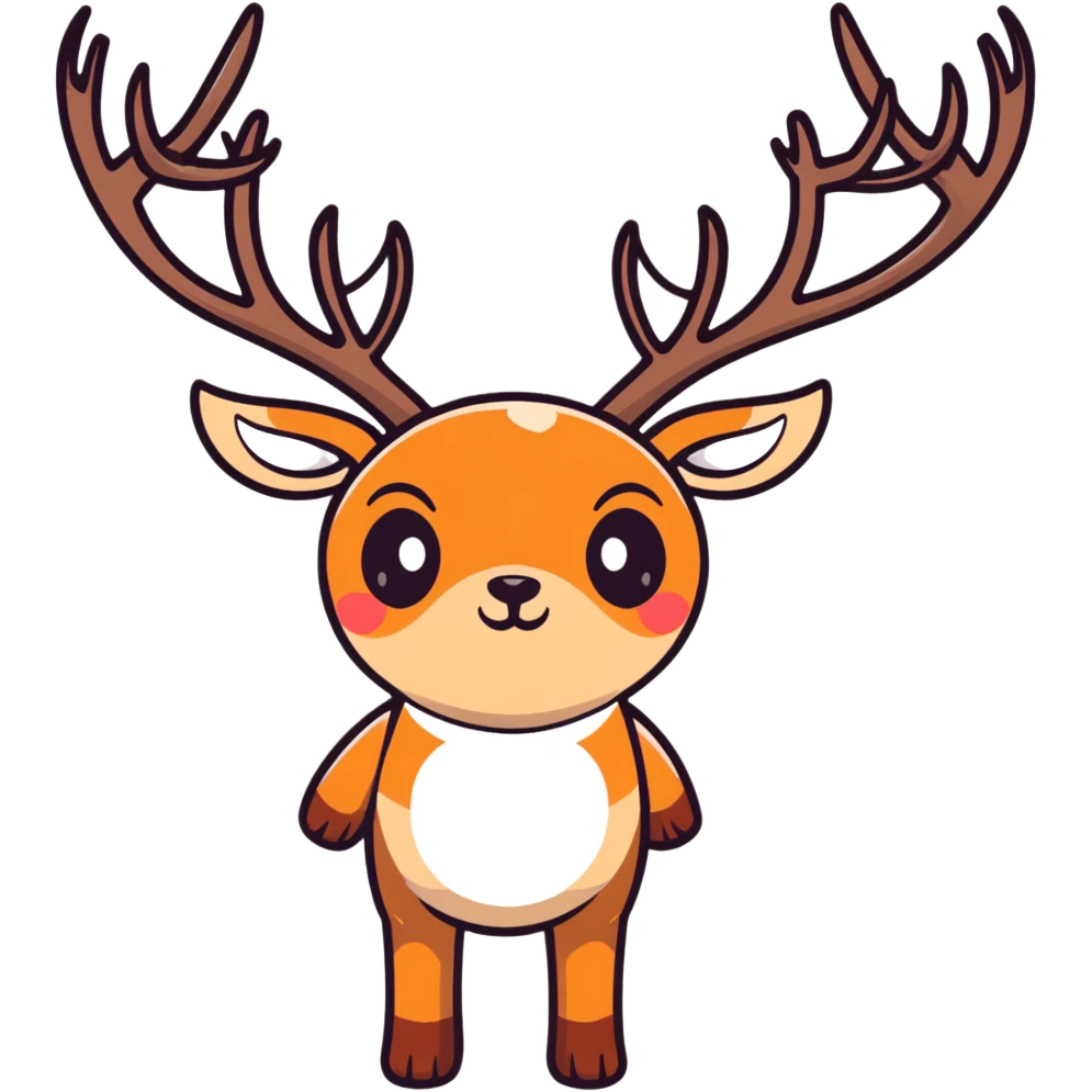 High tied Buck emoji