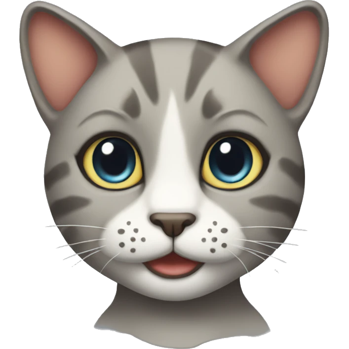 a anthropomorphic cat emoji