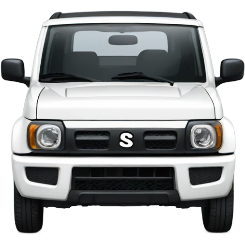 White suzuki jimny  emoji