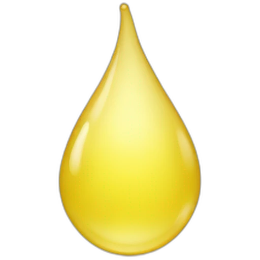 YELLOW DROPLET emoji