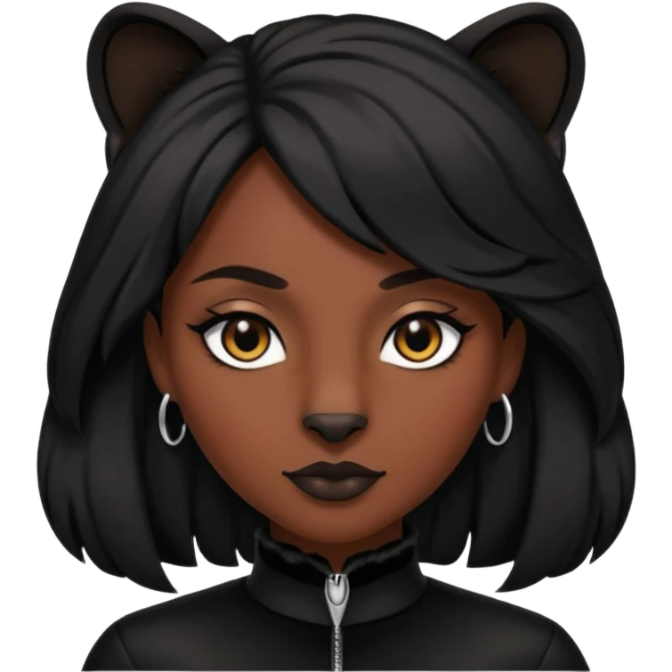Mulher pantera emoji