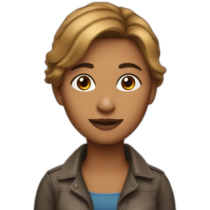 une influenceuse emoji