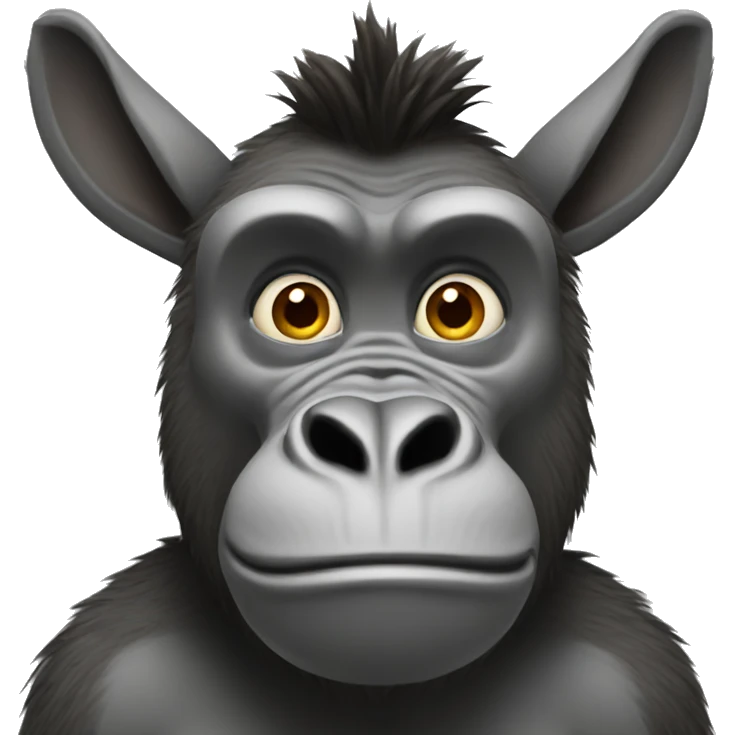 Donkey gorilla hybrid emoji