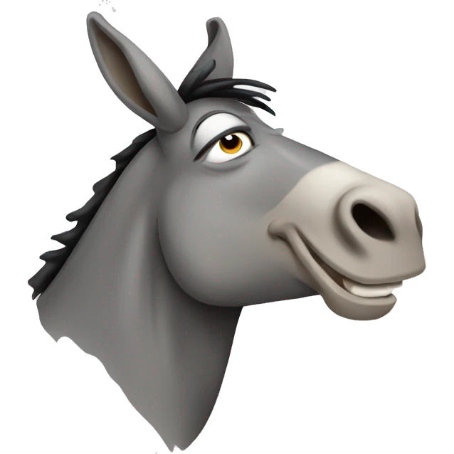 Constipated donkey emoji