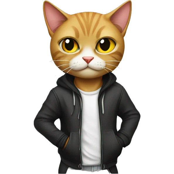 Thug cat emoji