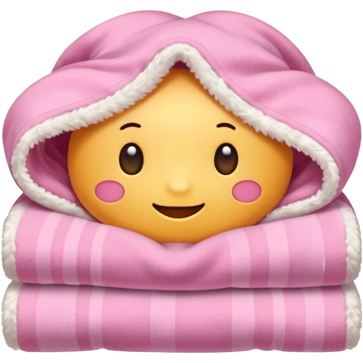 cozy pink emoji