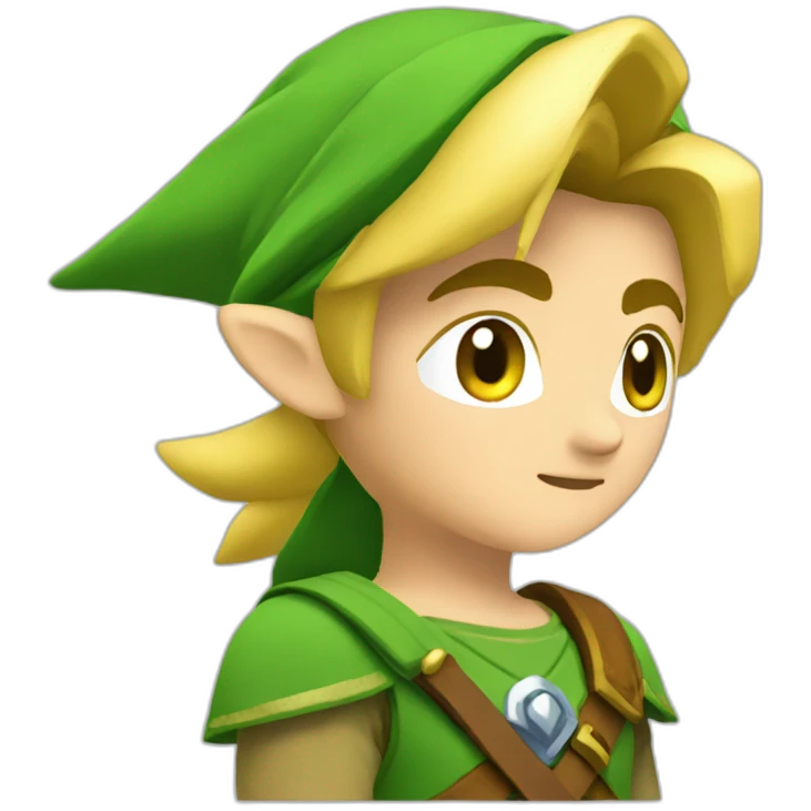 Link embrasse zelda emoji