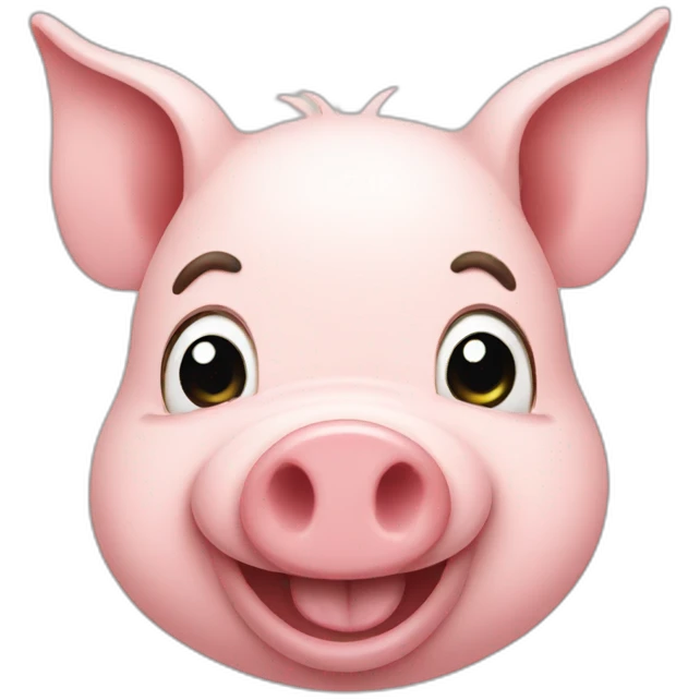 pig smile emoji