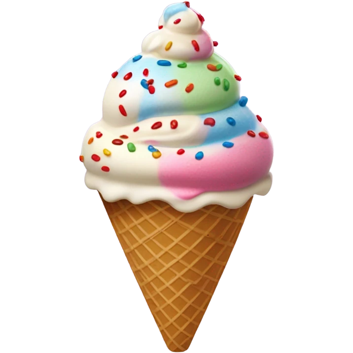 Ice cream cone emoji