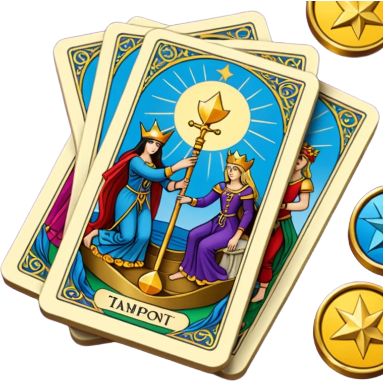 A deck of tarot cards emoji