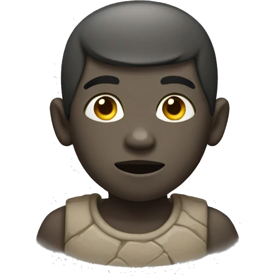 A stone boy  emoji