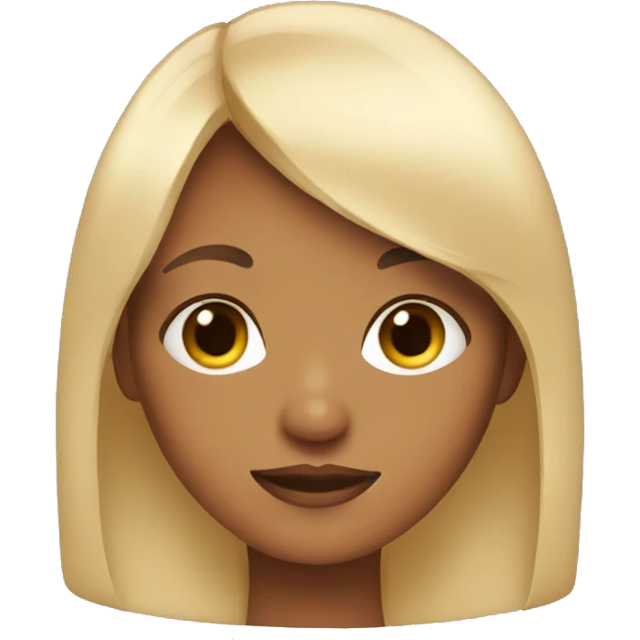 Girl with bangs  emoji