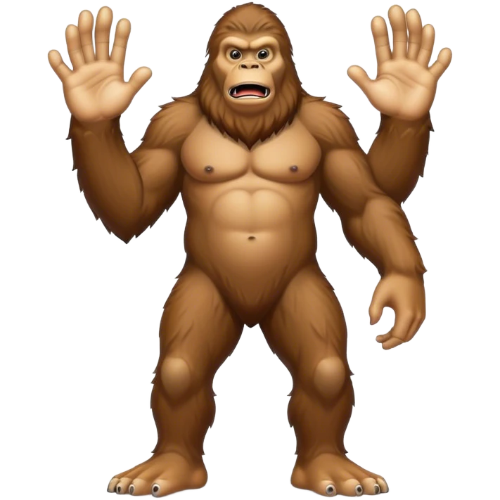 Bigfoot Believe emoji