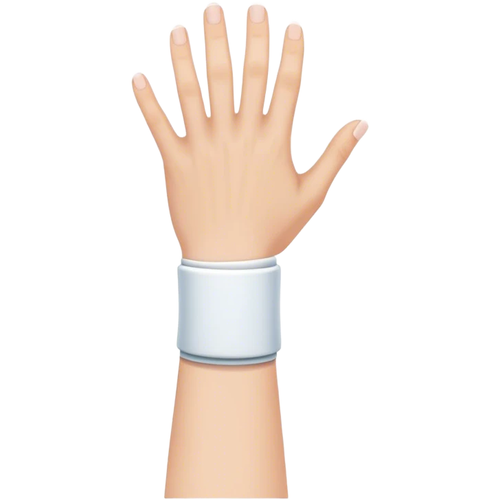Wrist in cast emoji