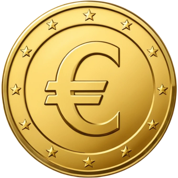 Euro coin emoji