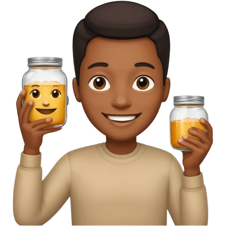  black People Holding Jar emoji