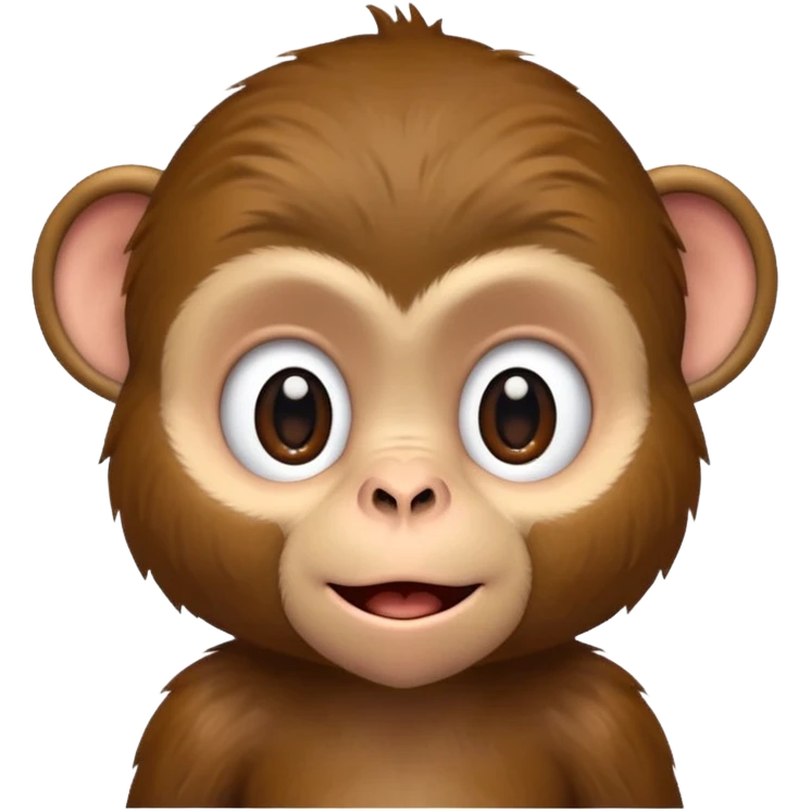 Cute boy monkey  emoji