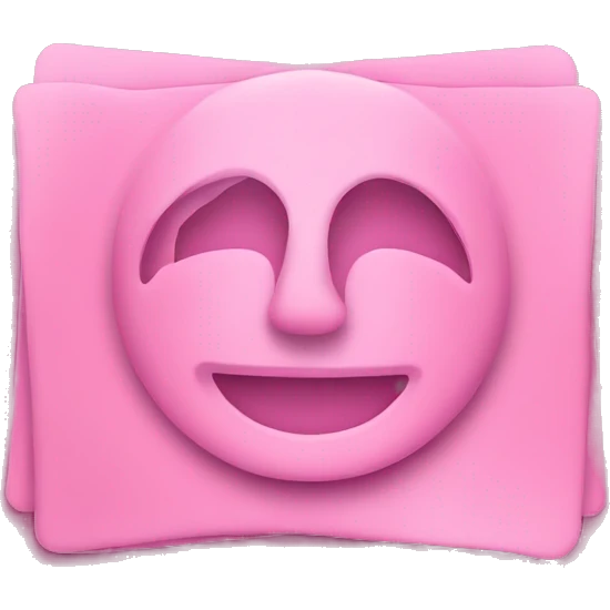 Certification logo pink emoji