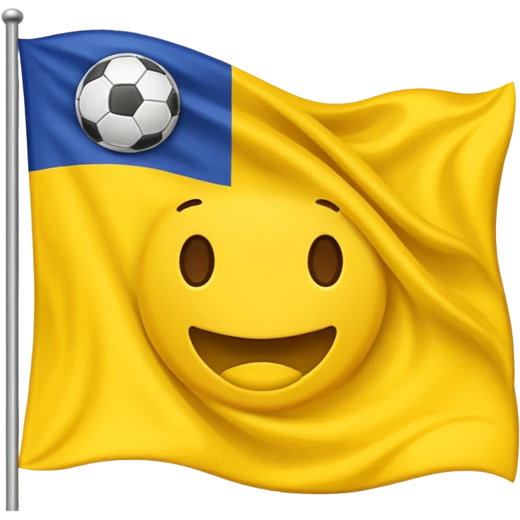 Эмодзи с изображением футбольного флажки emoji