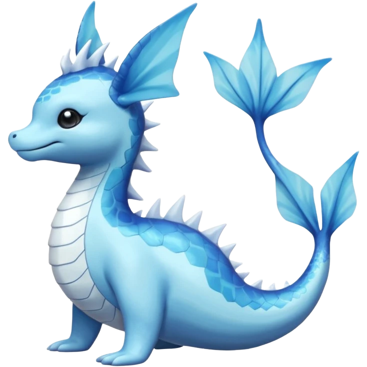 Mezprit-Primarina-Lapras-Vaporeon-Pokémon, full body emoji