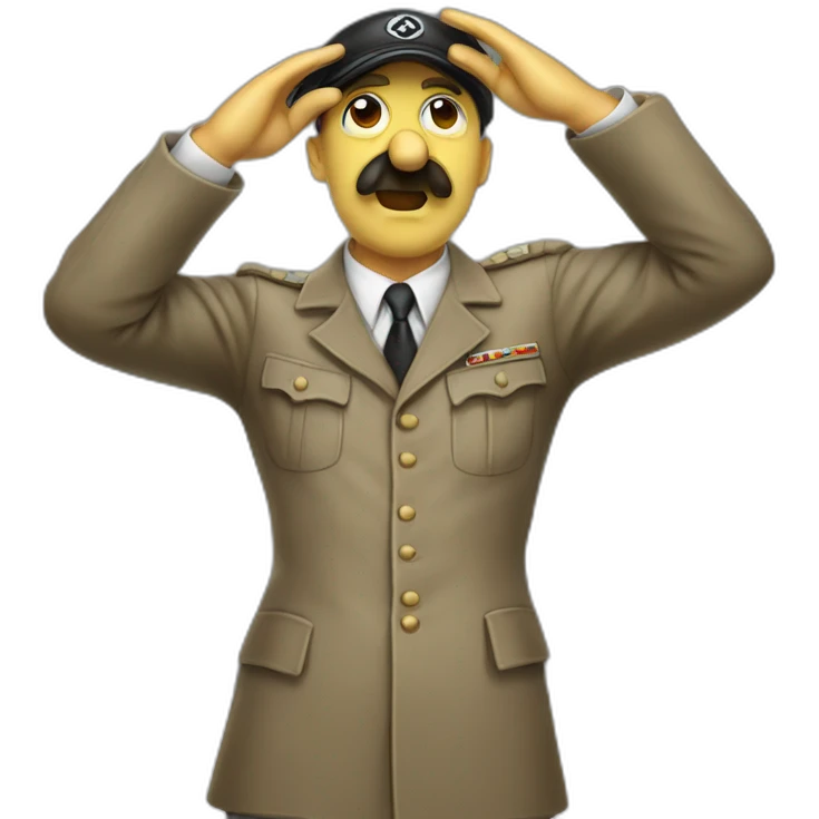 Hitler dabbing emoji