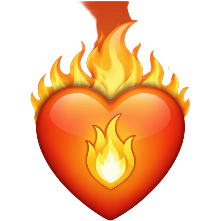 fire heart  emoji