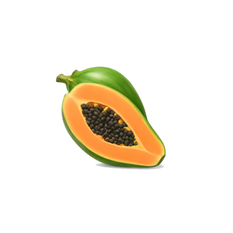 Papaya emoji