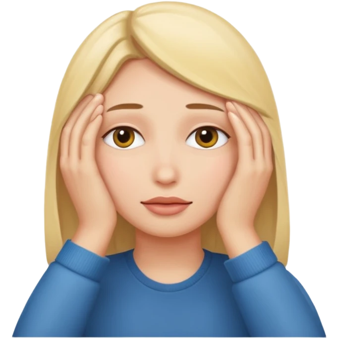 Hiding hands over eyes emoji