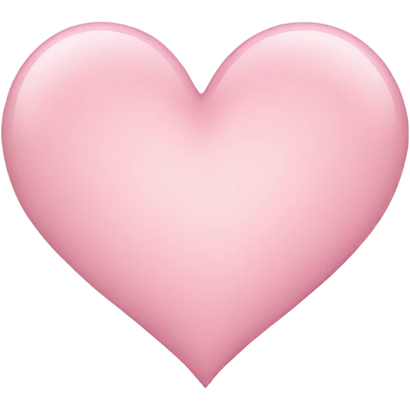 light pink heart  emoji