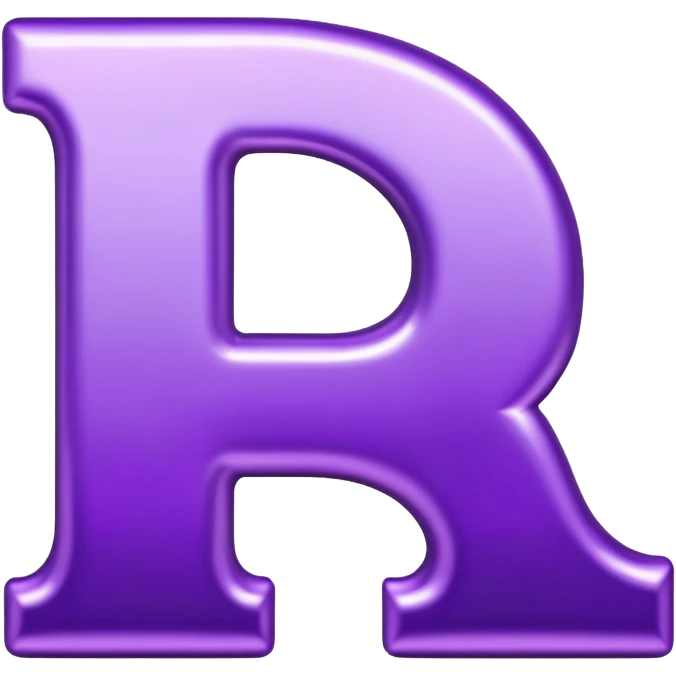 Purple “T” Letter  emoji