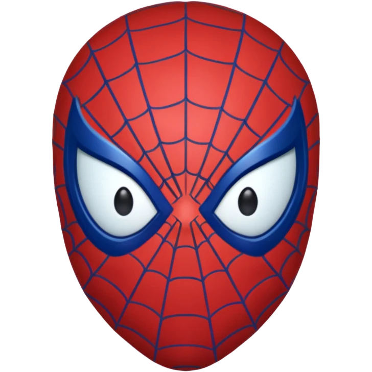 Spiderman face emoji emoji