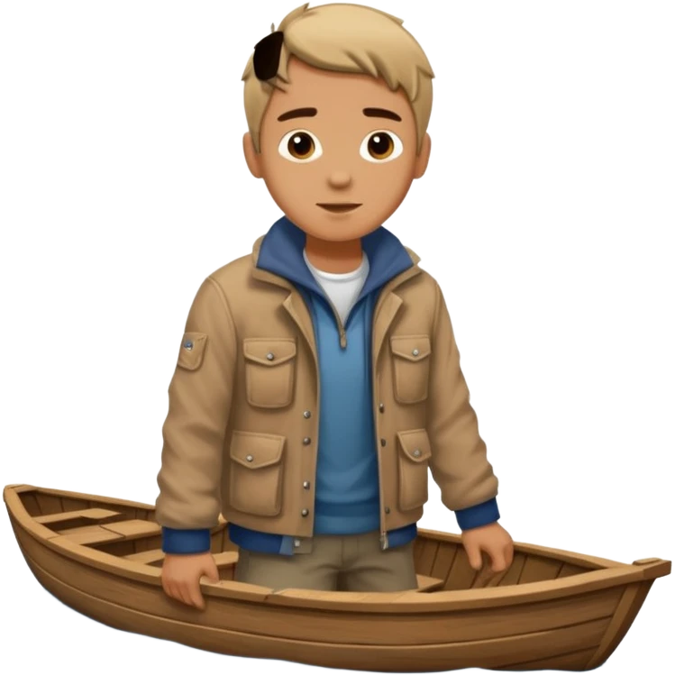 Noah on a boat emoji