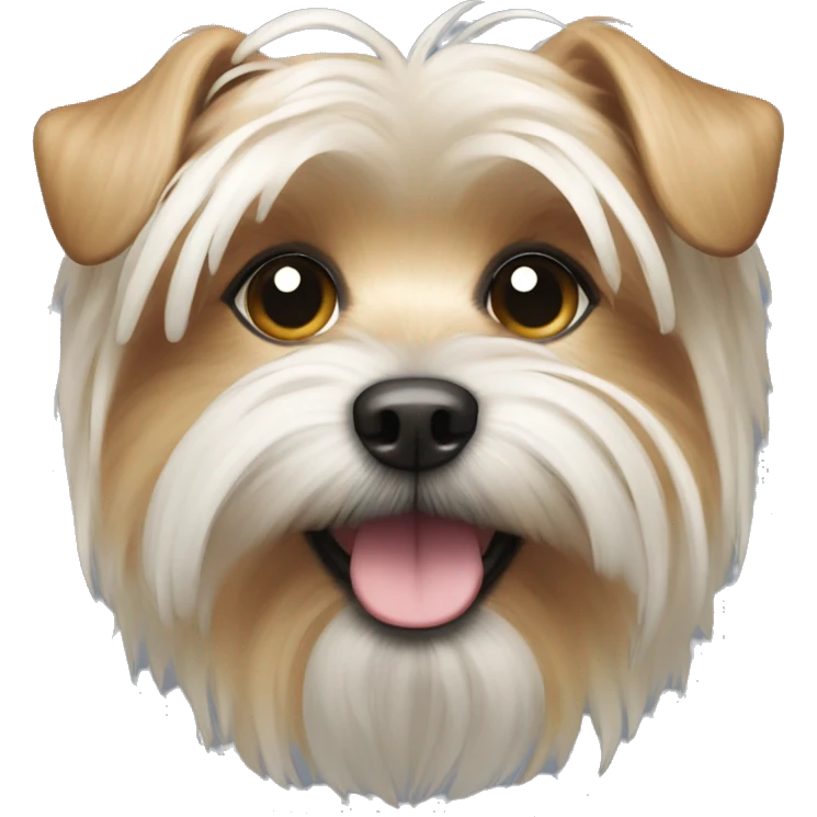 Morkie dog emoji