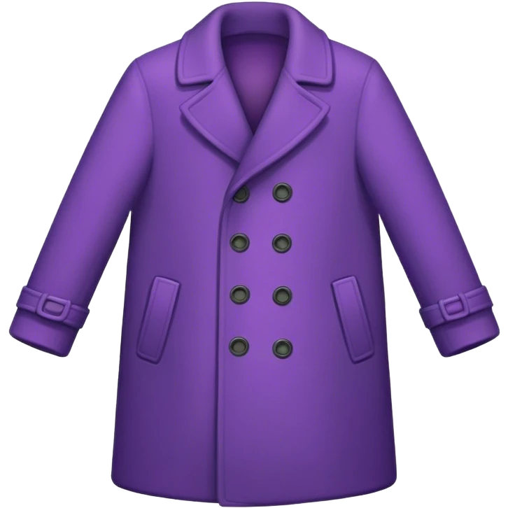 coat purple emoji