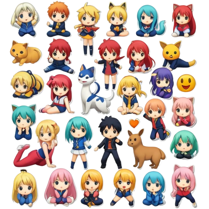 anime 18+ stickers emoji