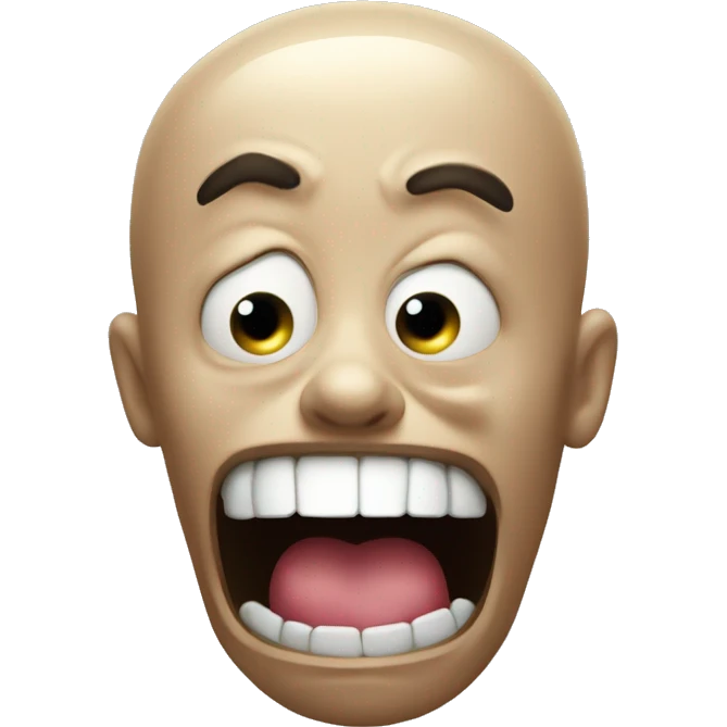 the atomic element arsenic with a shocked expression and an open mouth emoji