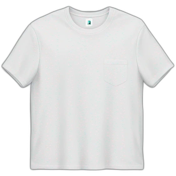 T-shirt blanc emoji