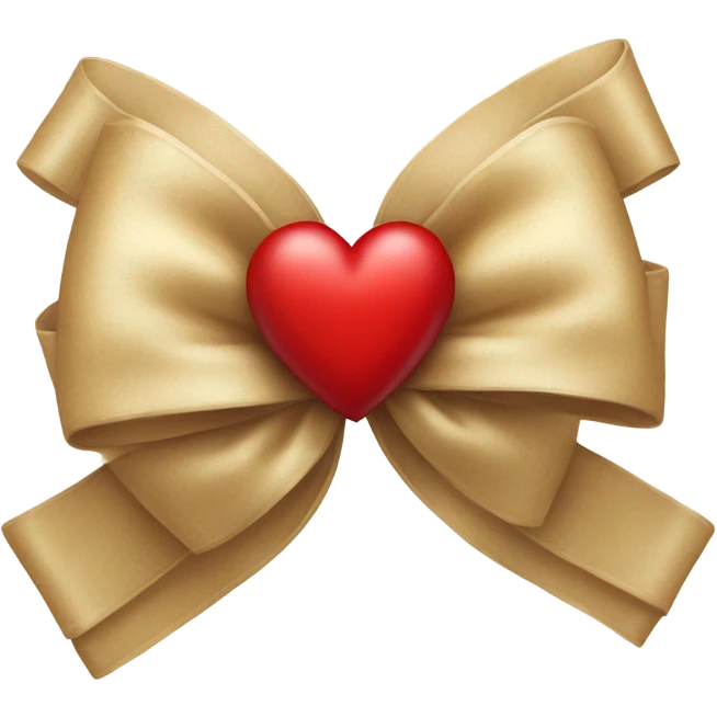 Red heart with bow emoji