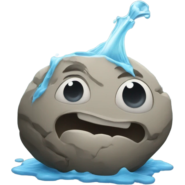 Squeeze water from a stone emoji