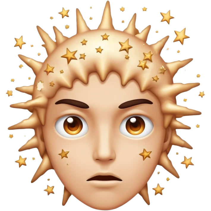 face with exploding mind and stars in eyes emoji