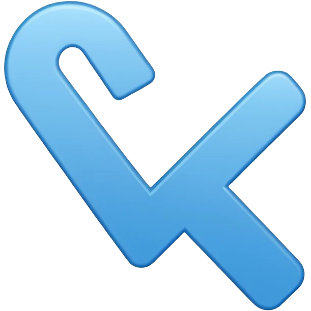 Mavi tik işareti emoji