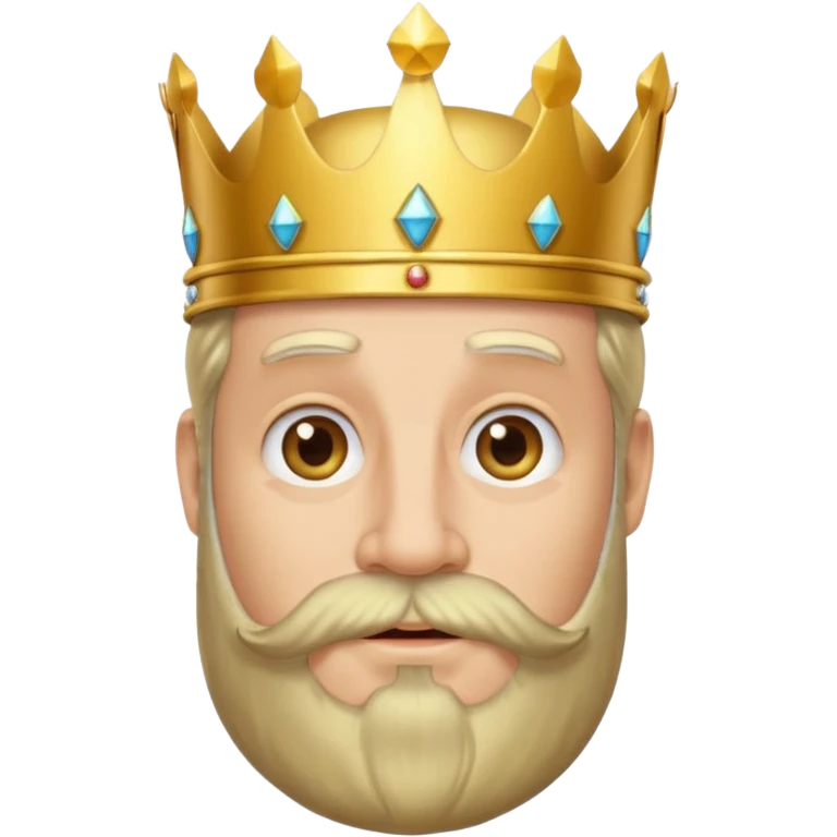 King Hyssen gold beard  emoji