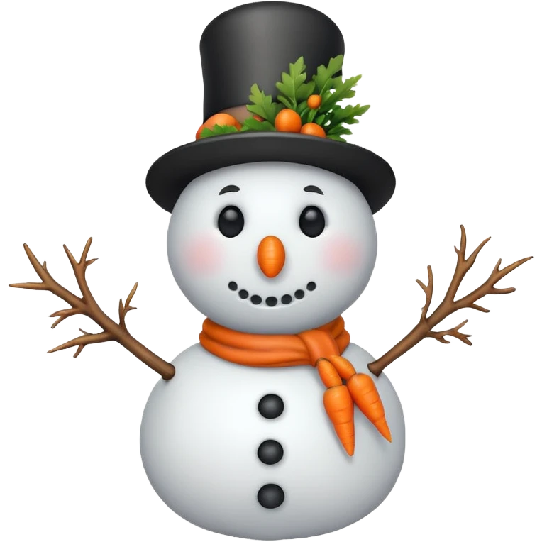 snowman with no scarf  emoji