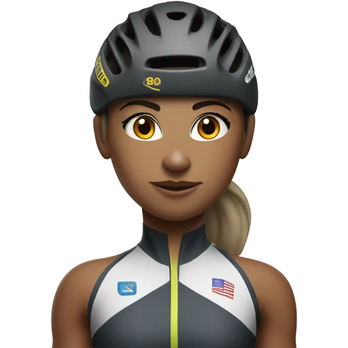 female triathlete emoji