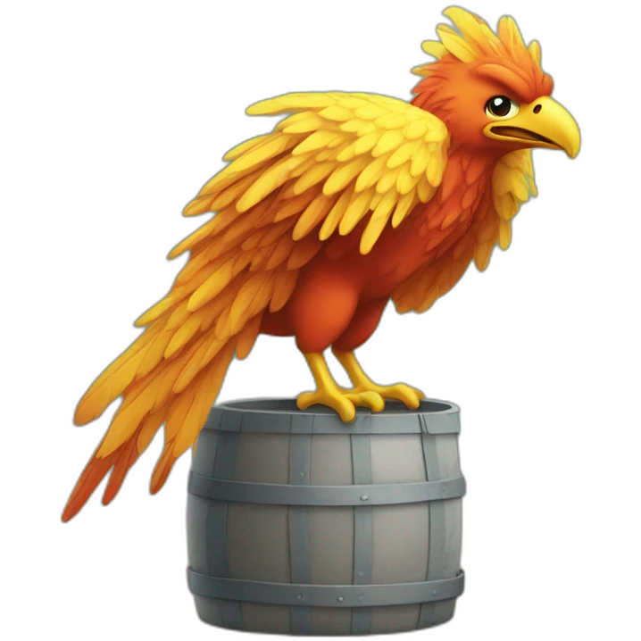 Phénix qui renaît de ses cendres  emoji