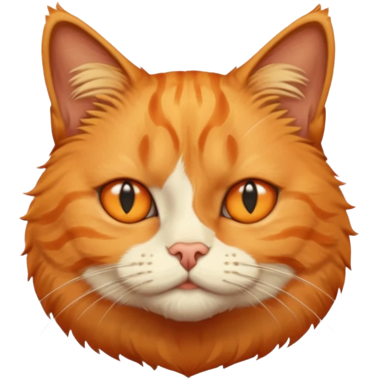 orange cat missing his right eye emoji