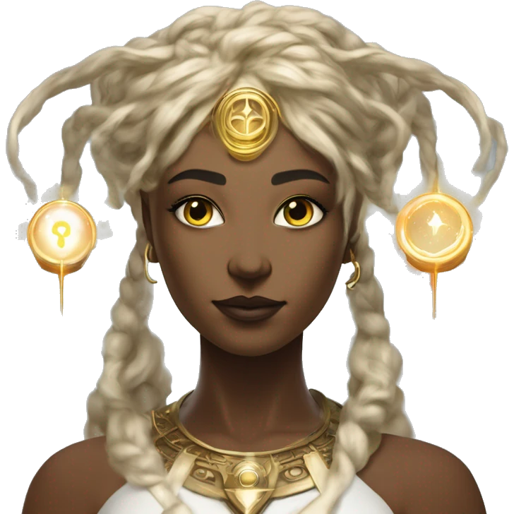 Technomancy Goddess is a mystical being who controls both magic and technology. She can cast spells on technological & Cybernetics Her powers blend the ancient art of magic with advanced cybernetics and technology. She can command machines emoji