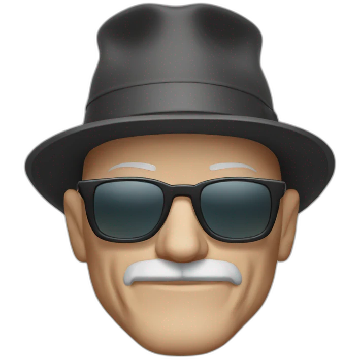 WalterWhite-with-sunglasses-and-hat emoji