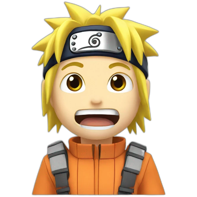 Naruto eat emoji