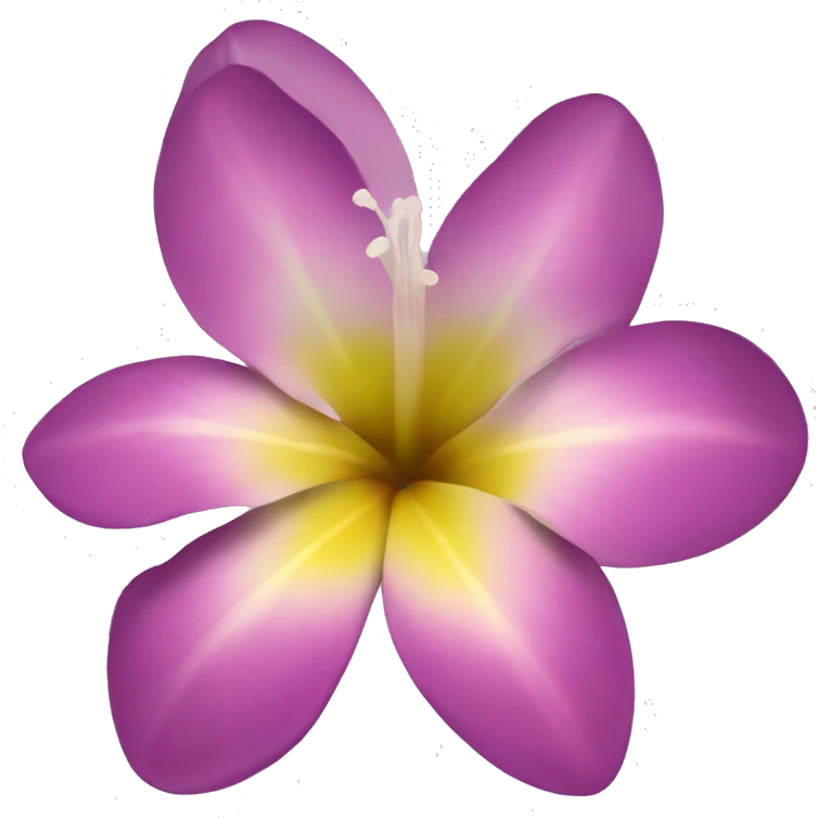 Pretty Hawaiian flower emoji